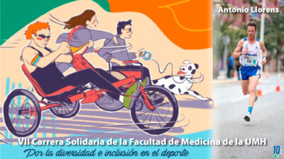 Antonio Llorens correrá solidariamente por Parkinson Elche en la VII Carrera Solidaria de la Facultad de Medicina de la UMH