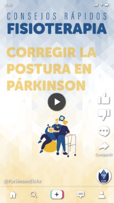 Corregir la postura en párkinson