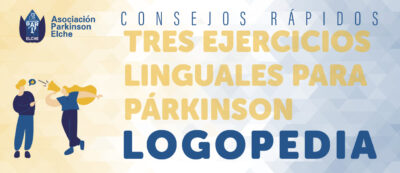 Tres ejercicios linguales para párkinson