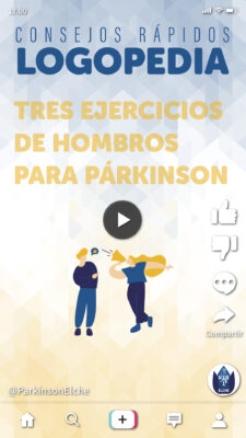 Tres ejercicios de hombros para párkinson