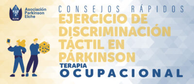 Ejercicio de discriminación táctil en párkinson