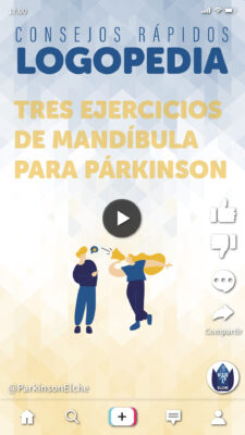 Tres ejercicios de mandíbula para párkinson