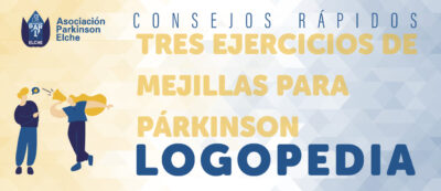 Tres ejercicios de mejillas para párkinson
