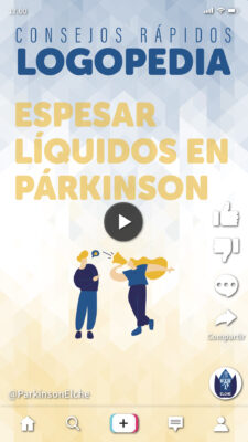 Espesar líquidos en párkinson