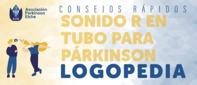 Sonido R en tubo para párkinson