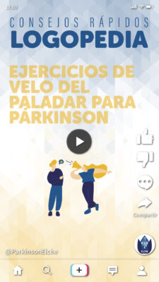 Ejercicios de velo del paladar para párkinson