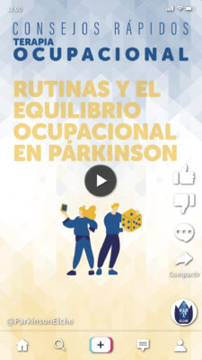 Rutinas y el equilibrio ocupacional en párkinson