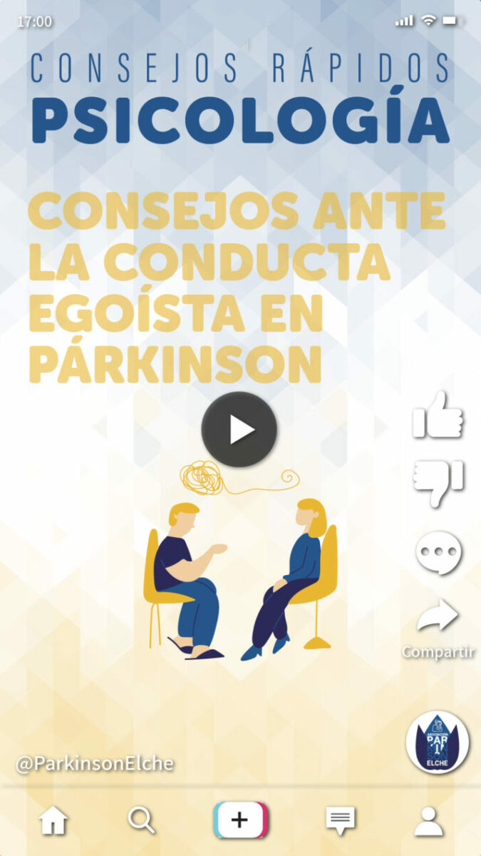 Consejos ante la conducta egoísta en párkinson