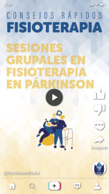 Sesiones grupales en fisioterapia en párkinson