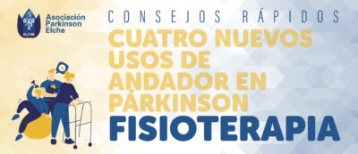 Cuatro nuevos usos de andador en párkinson