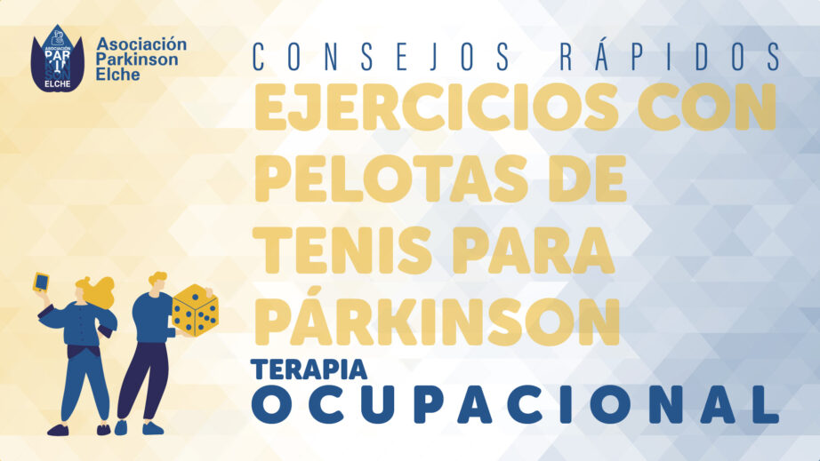 Ejercicios con pelotas de tenis para párkinson