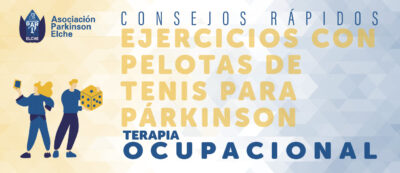 Ejercicios con pelotas de tenis para párkinson