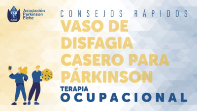 Vaso de disfagia casero para párkinson