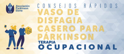 Vaso de disfagia casero para párkinson