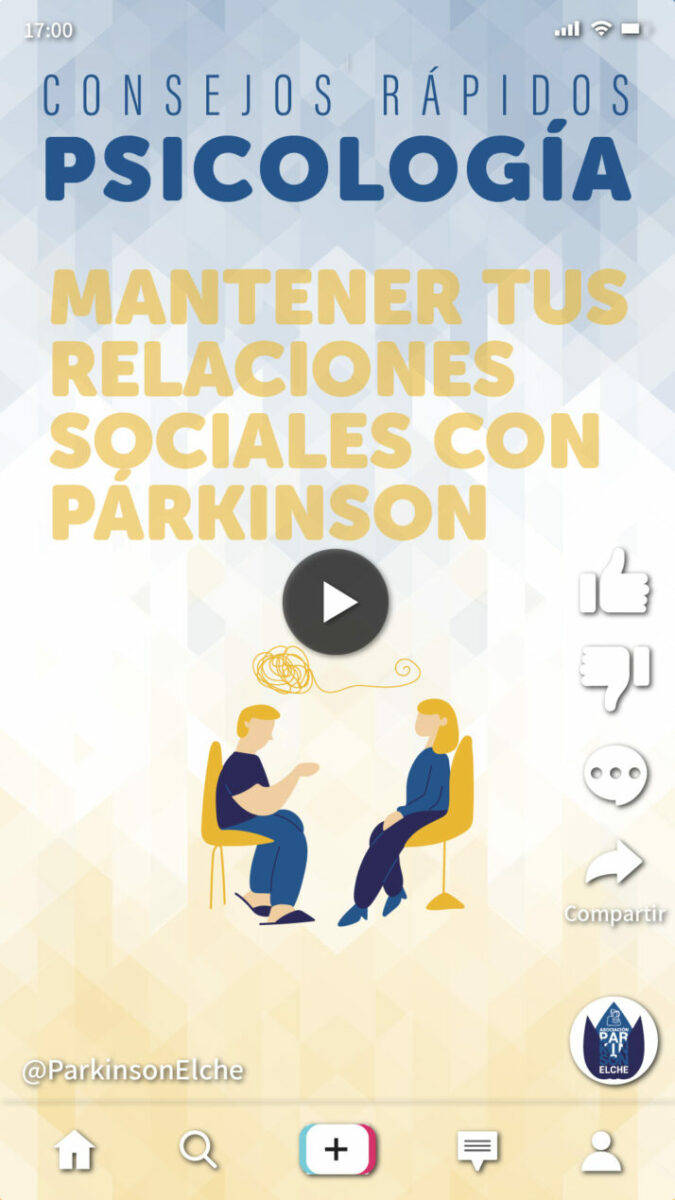 Mantener tus relaciones sociales con párkinson