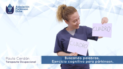 Buscando palabras. Ejercicio cognitivo para párkinson.