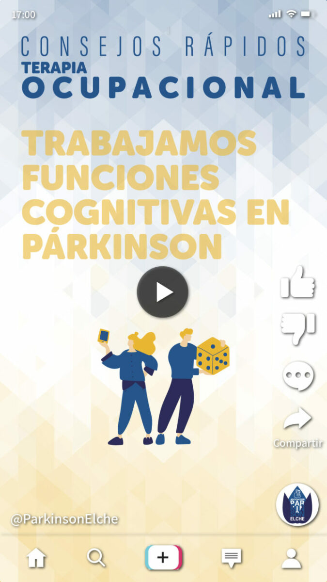 Trabajamos funciones cognitivas en párkinson