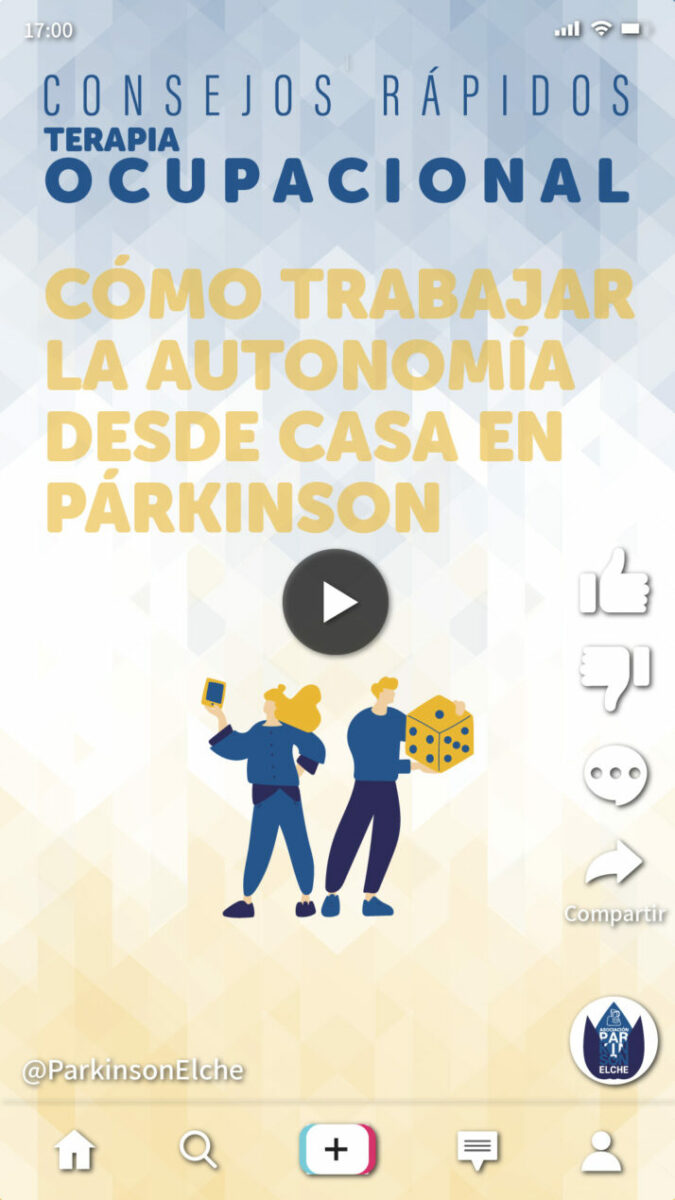 Cómo trabajar la autonomía desde casa en párkinson