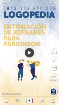 Entonación de refranes para párkinson