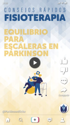 Equilibrio para escaleras en párkinson