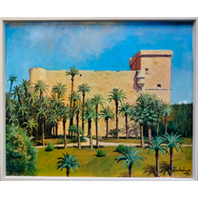 Mariano Albaladejo – Pintura original – «Palacio de Altamira»