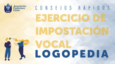Ejercicio de impostación vocal para párkinson