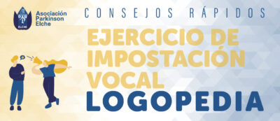 Ejercicio de impostación vocal para párkinson