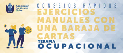 Ejercicios manuales con una baraja de cartas para párkinson