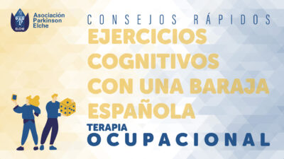 Ejercicios cognitivos con una baraja española para párkinson