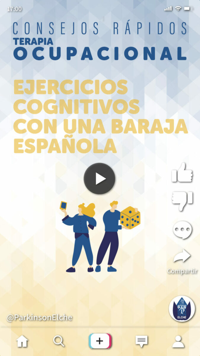 Ejercicios cognitivos con una baraja española para párkinson Ejercicios cognitivos con una baraja española para párkinson