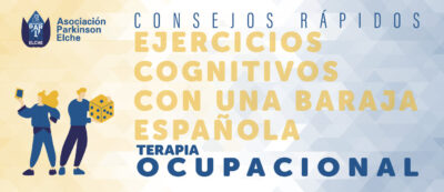 Ejercicios cognitivos con una baraja española para párkinson