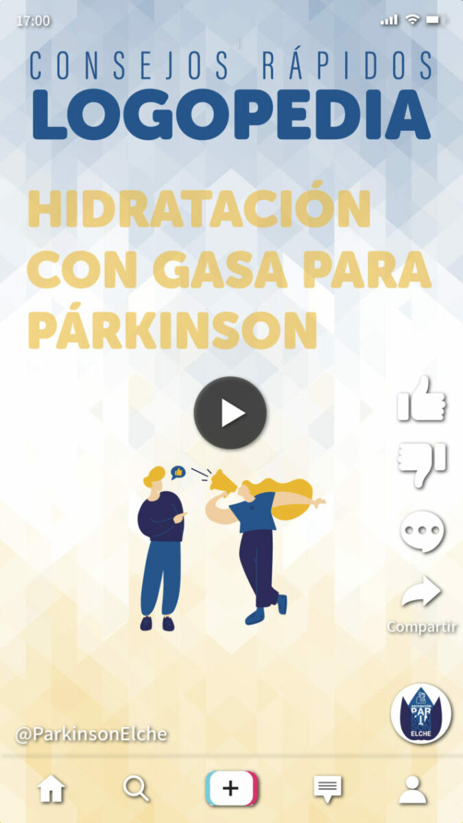 Hidratación con gasa para párkinson Hidratación con gasa para párkinson