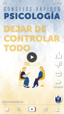Dejar de controlar todo en la enfermedad de párkinson