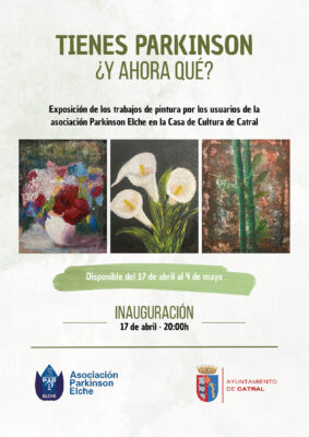 Exposición de pintura de personas con párkinson en Catral organizada por Parkinson Elche