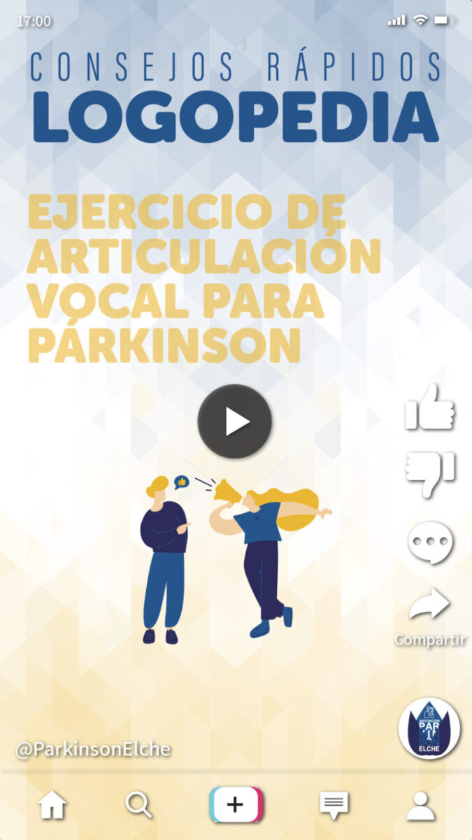 Ejercicio de articulación vocal para párkinson Ejercicio de articulación vocal para párkinson