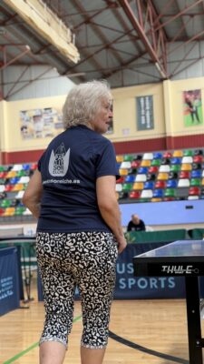 Imágenes del primer torneo solidario de tenis de mesa organizado por Parkinsometros a beneficio de la Asociación Parkinson Elche