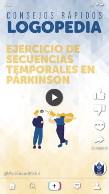 Ejercicio de secuencias temporales en párkinson