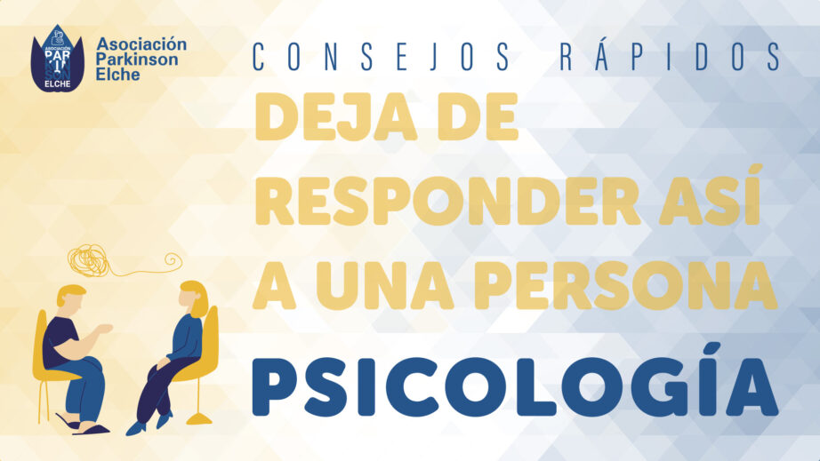 Deja de responder así a una persona con párkinson