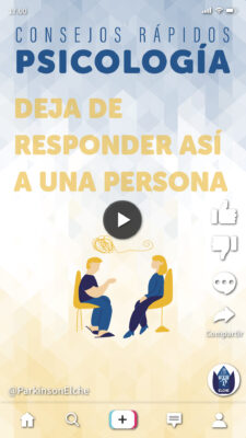 Deja de responder así a una persona con párkinson