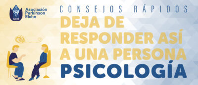 Deja de responder así a una persona con párkinson