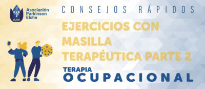 Ejercicios con masilla terapéutica para párkinson parte 2