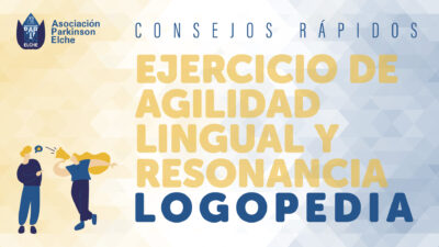Ejercicio de agilidad lingual y resonancia para párkinson