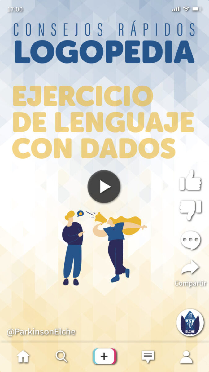 Ejercicio de lenguaje con dados para párkinson Ejercicio de lenguaje con dados para párkinson